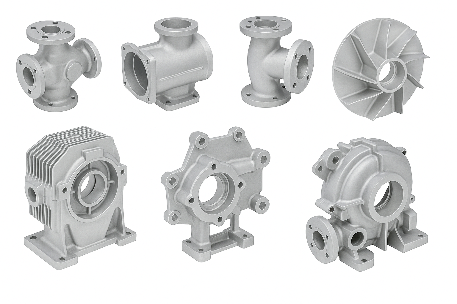 Peça automotiva de alumínio